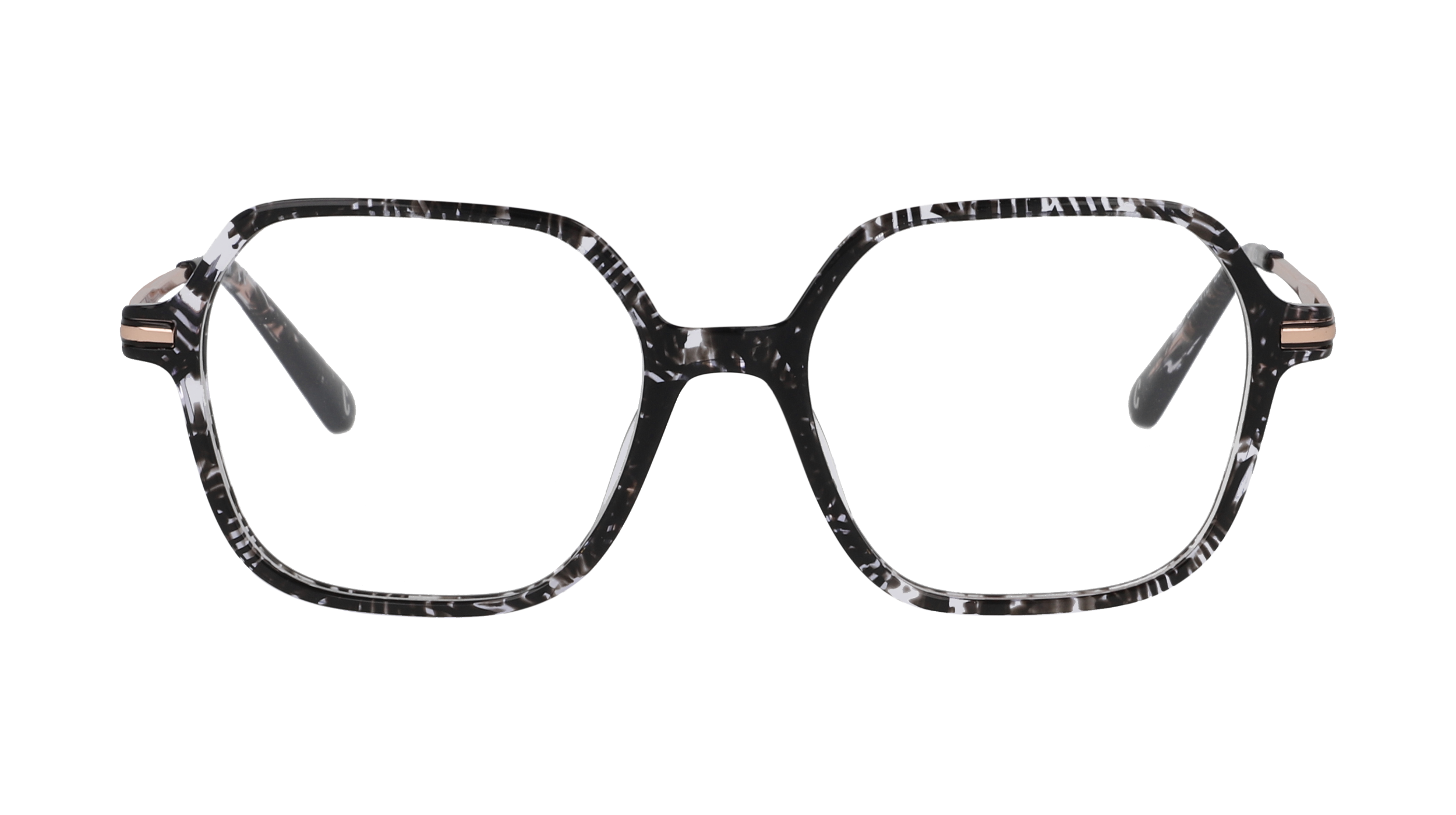 Lunettes De Vue Rétro Kartell - Monture Transparente/noire, Acétate, Italie - Neuf Avec étiquettes