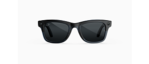 Lunettes de soleil Ray-Ban Meta Gen 3 - Wayfarer L - RW4011 - Bleu A