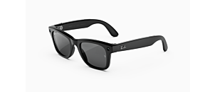 Lunettes de soleil Ray-Ban Meta Gen 3 - Wayfarer L - RW4011 - Noir A