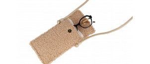 Accessoires Etui bandouli&egrave;re marron