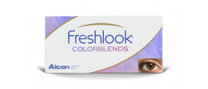 Lentilles de contact Freshlook Colorblends Cannelle - 2 lentilles