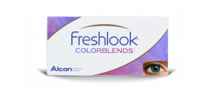 Lentilles de contact Freshlook Colorblends Bleu brillant - 2 lentilles
