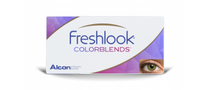 Lentilles de contact Freshlook Colorblends Vert Emeraude - 2 lentilles