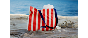 Accessoires Sac Rayures Roses