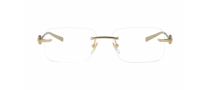 Lunettes de vue Homme Gucci GG1703O Dore rectangles Reservation en ligne Optic 2000