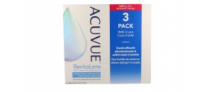 Produit lentilles Acuvue Revitalens - 3x360 ml