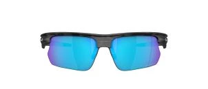 Lunettes de sport Oakley - OO9400 BISPHAERA - Gris mat - Verres Bleu
