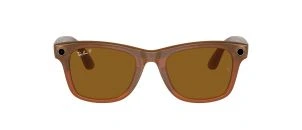 Lunettes de soleil Ray-Ban Meta Gen 1 - Wayfarer - RW4008 - Brun A