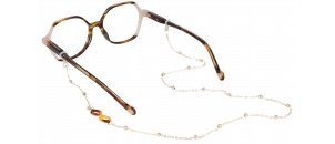 Accessoires Chainette métal détail lunettes doré