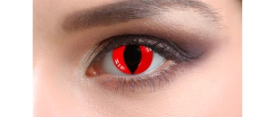 Lentilles de contact Lentilles Halloween - Devil x2