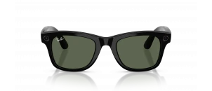 Lunettes de soleil Ray-Ban Meta Gen 2 - Wayfarer L - RW4012  - Noir B