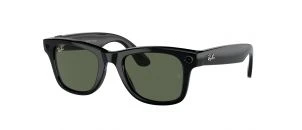 Lunettes de soleil Ray-Ban Meta Gen 1 - Wayfarer - RW4006 - Noir A