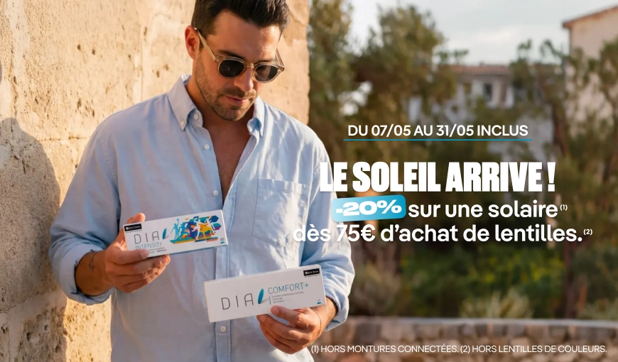 -20% sur les solaires des 75&euro; d'achat