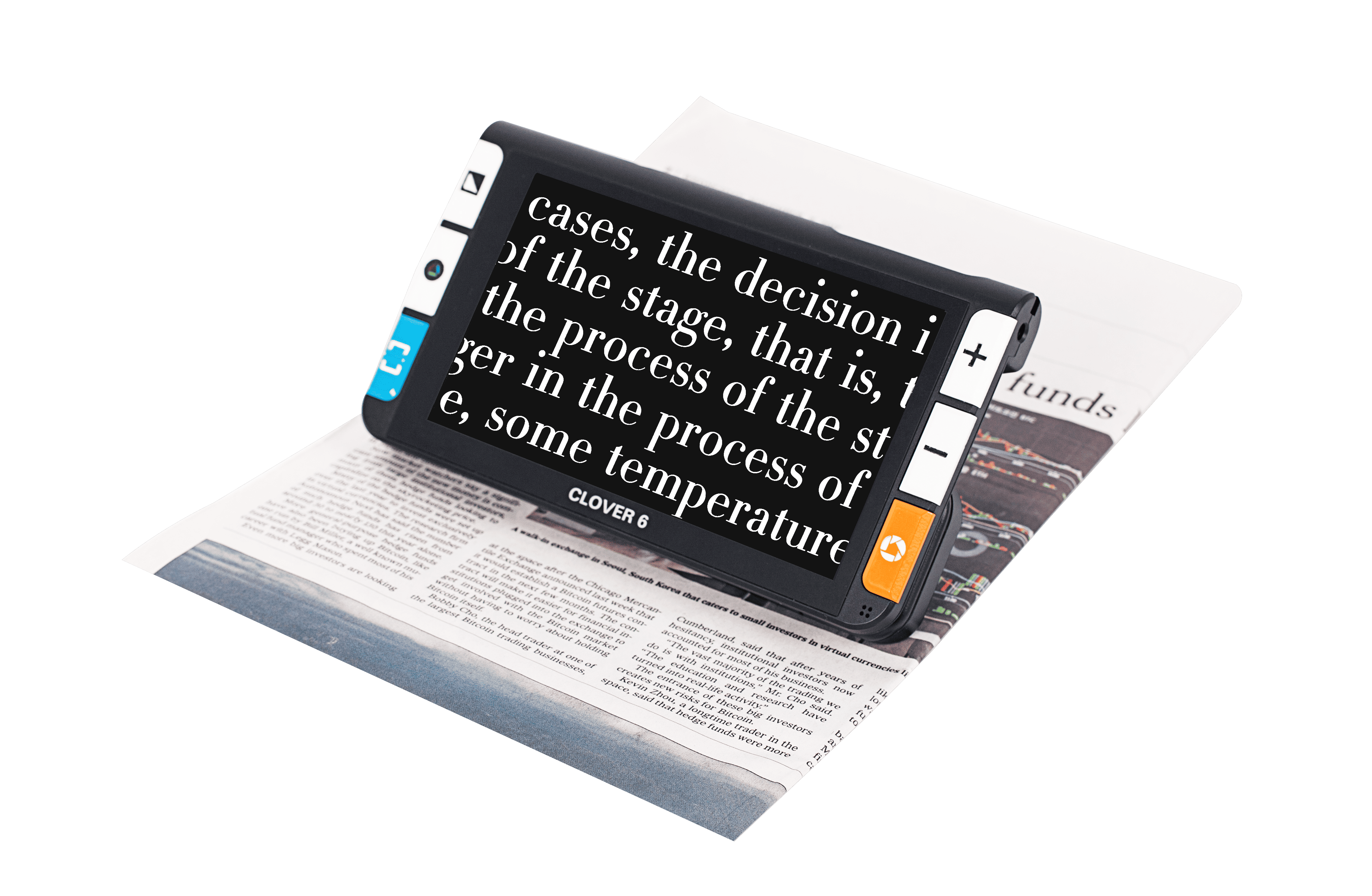 Loupe &agrave; poser &agrave; fond clair