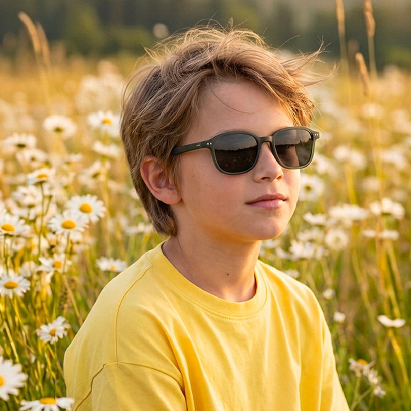 Enfant printemps solaires