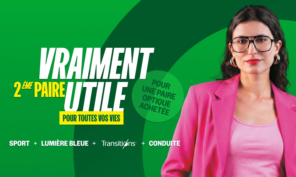 Offre 2e paire vraiment utile - Optic 2000