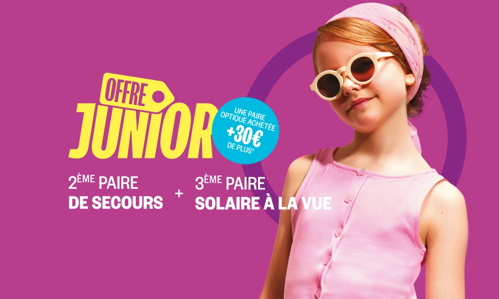 Offre Junior - Optic 2000