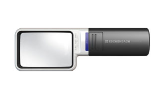 Loupe &agrave; main et &agrave; poser Mobilux rectangulaire